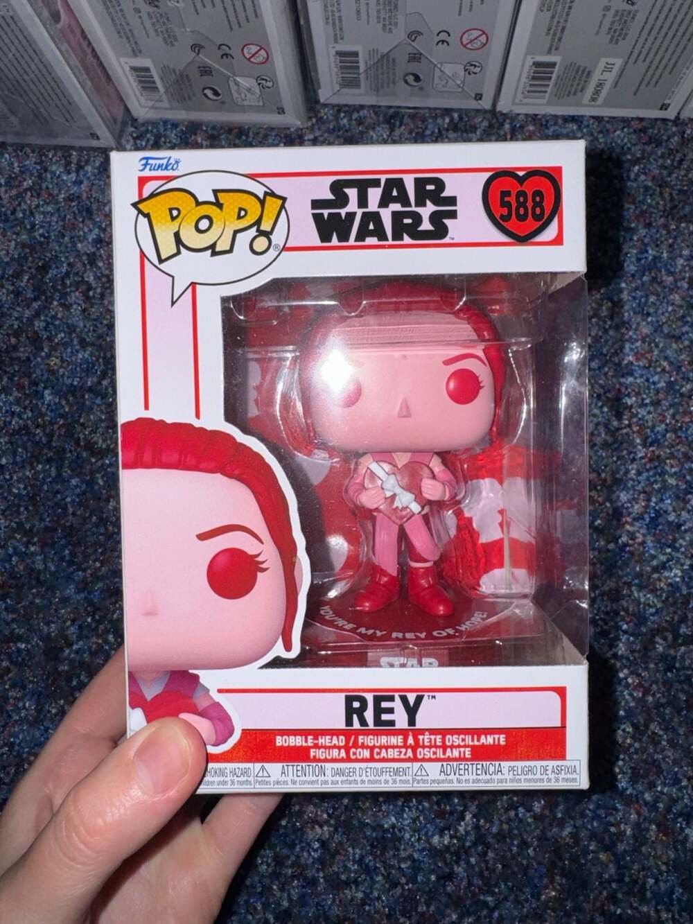 Pop! Star Wars: Valentines - Rey #588 - ,